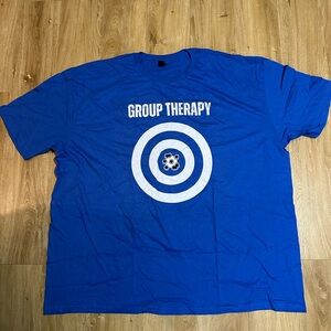 Funny gun lover shirt group therapy Blue Graphic T-Shirt with Target Design